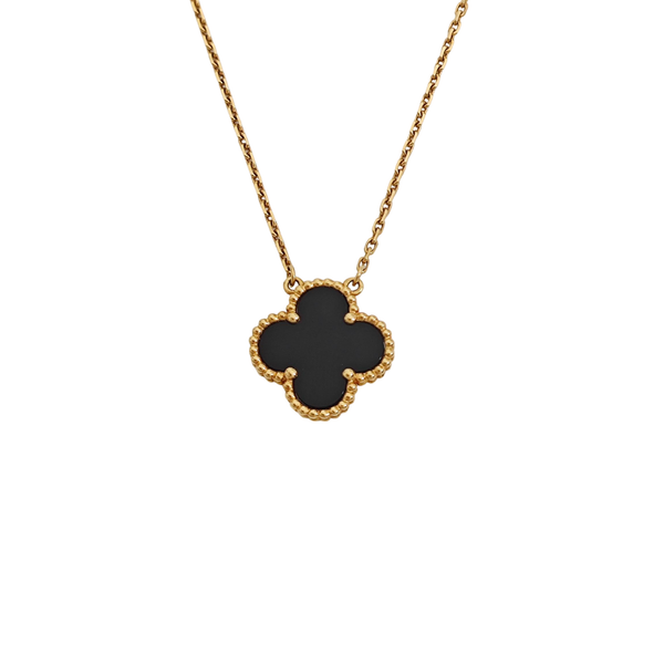 Vintage Alhambra 18k Gold Necklace