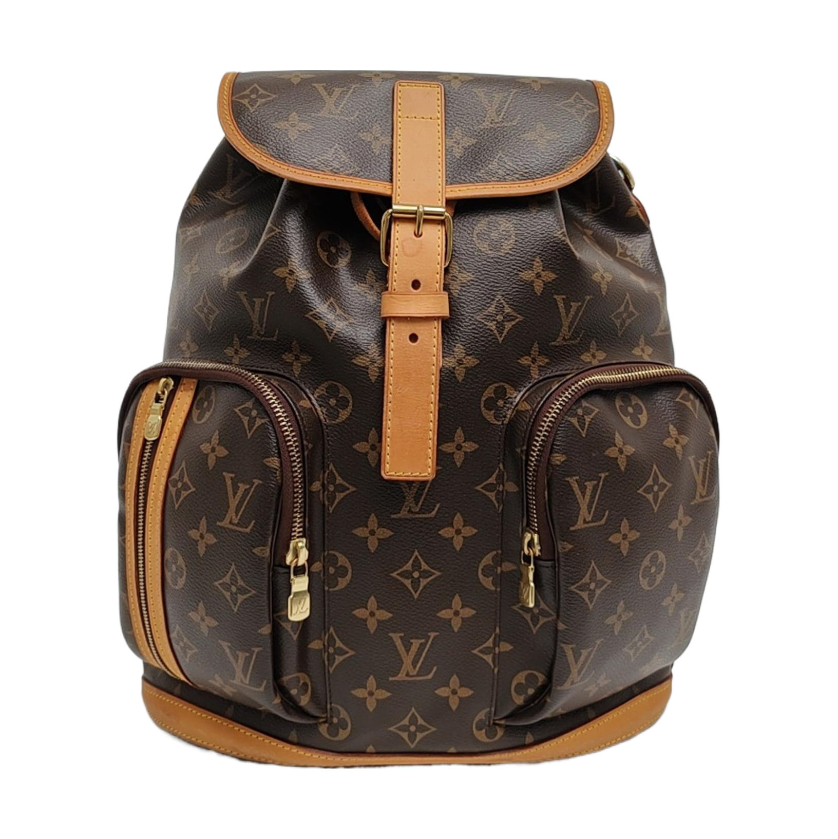 BOSPHORE Monogram Coated Canvas Brown