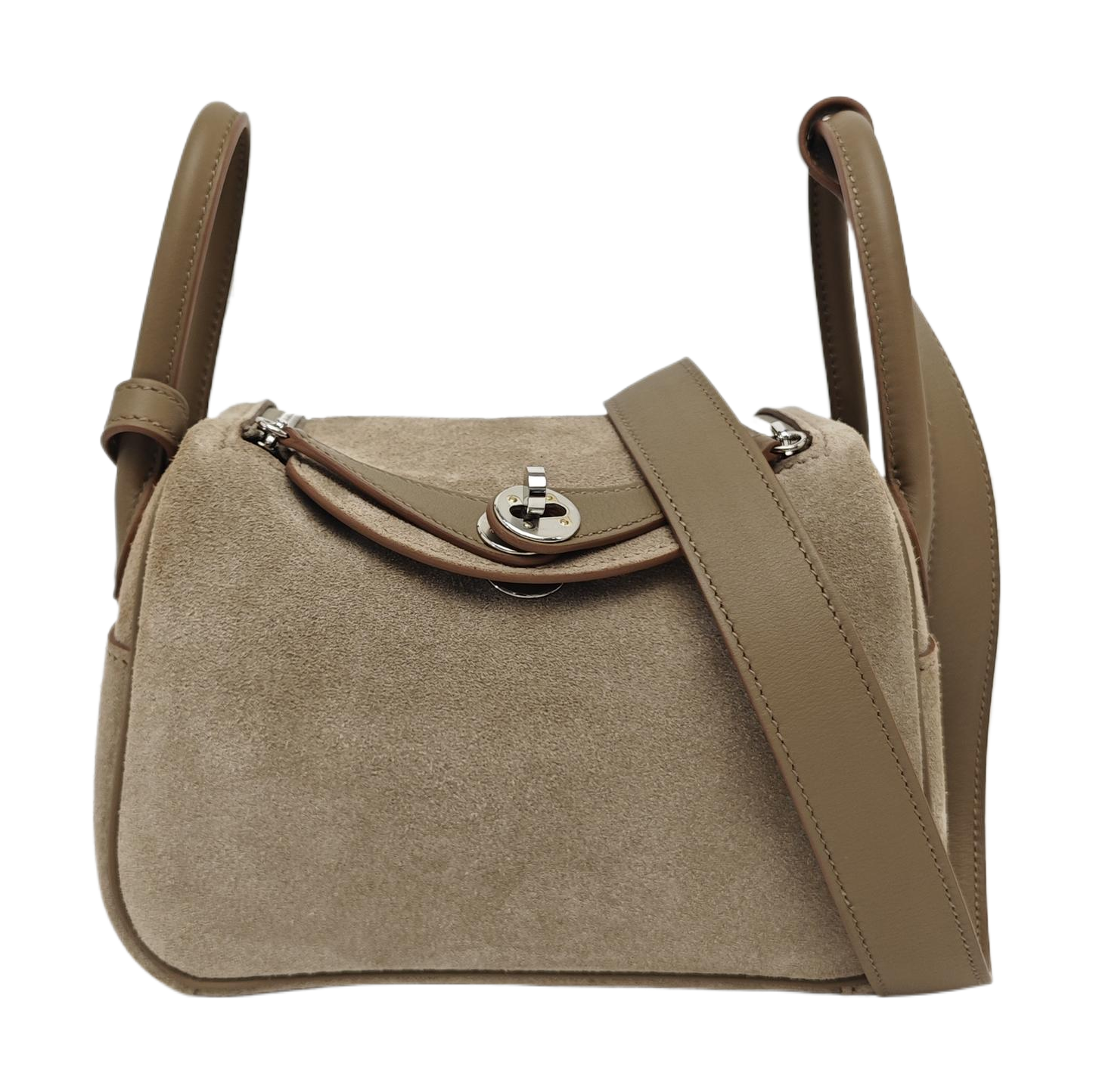 Lindy Mini Suede Gray