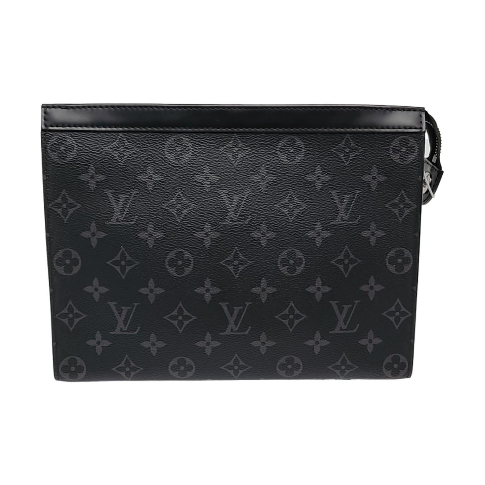 Pochette Voyag MM Monogram Coated Canvas Black