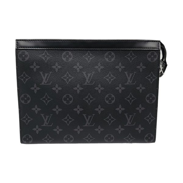 Pochette Voyag MM Monogram Coated Canvas Black