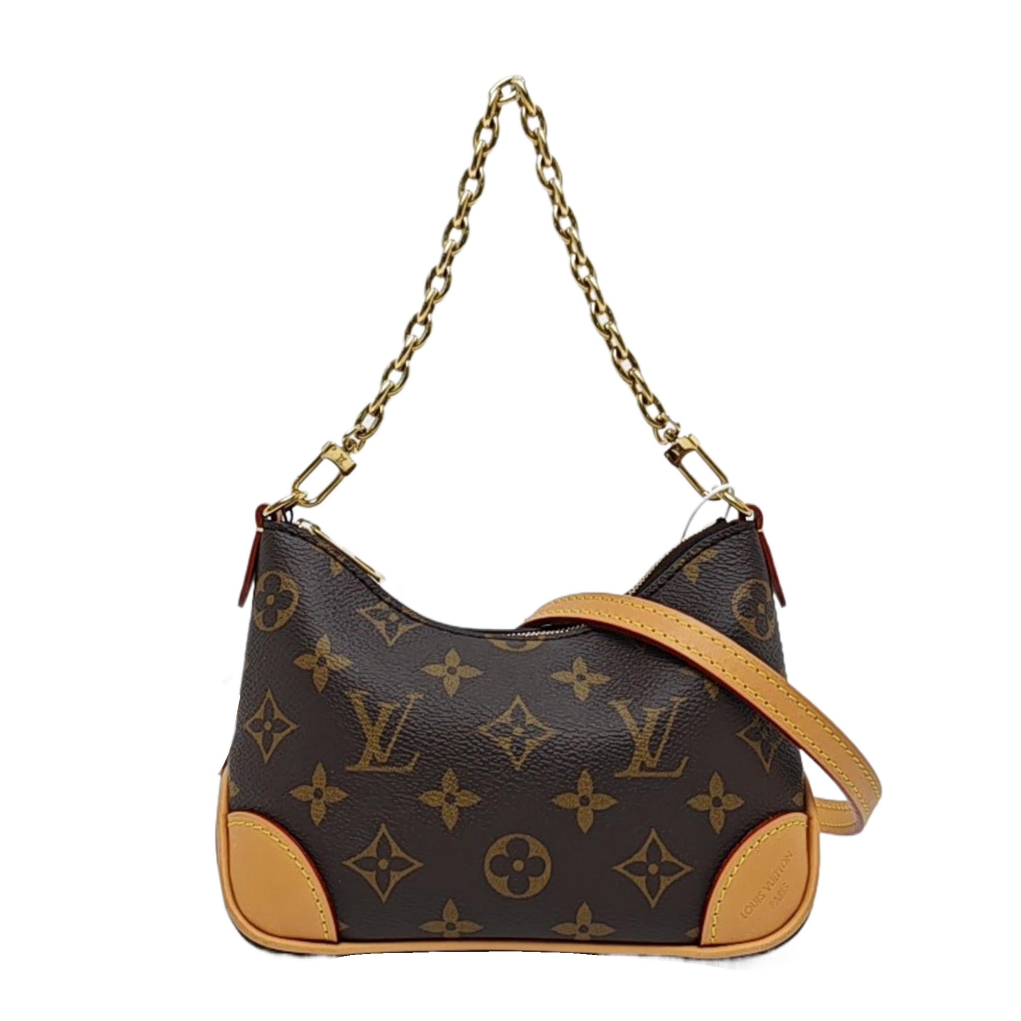 BOULOGNE Nano Monogram Coated Canvas Brown
