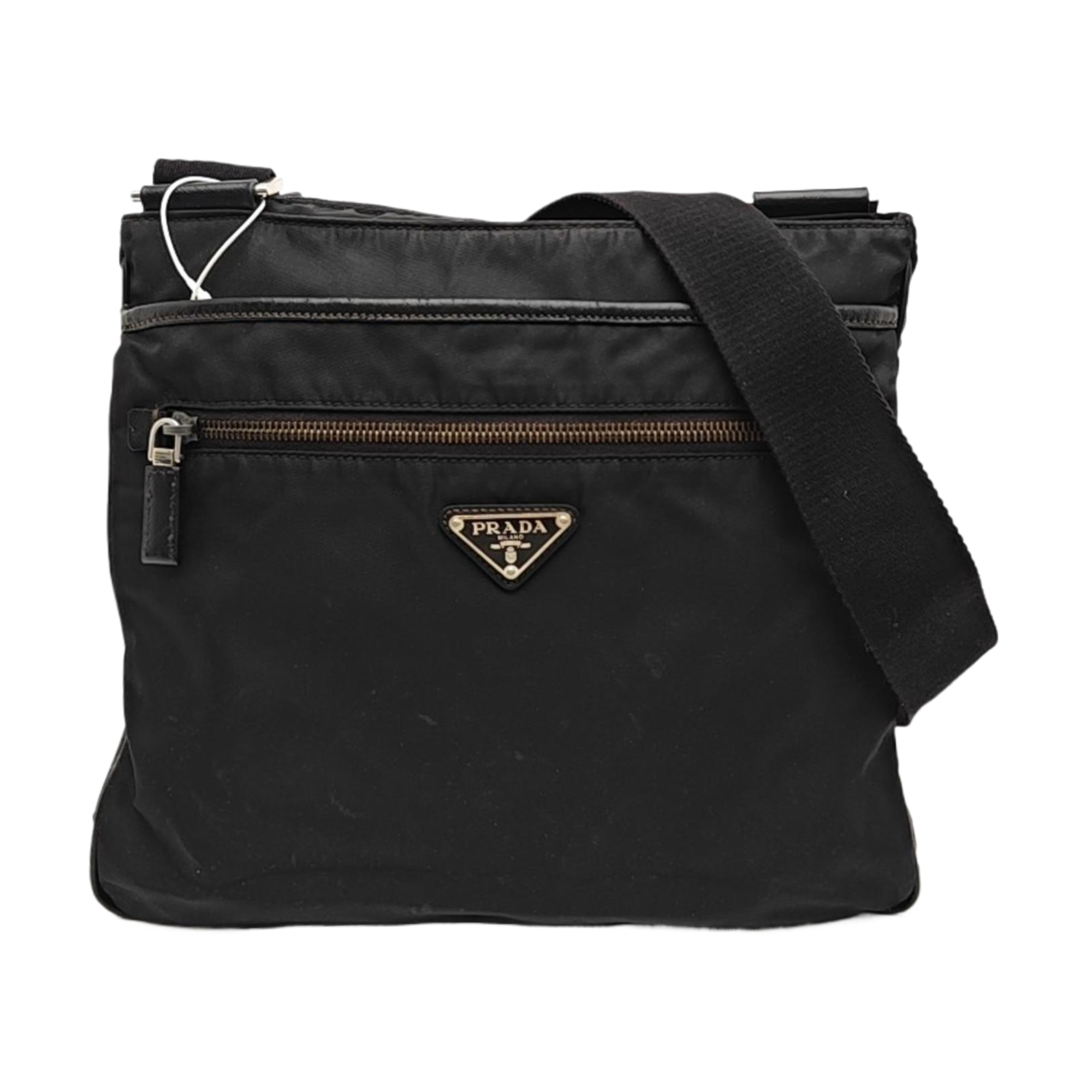 Nylon Shoulder Bag Black