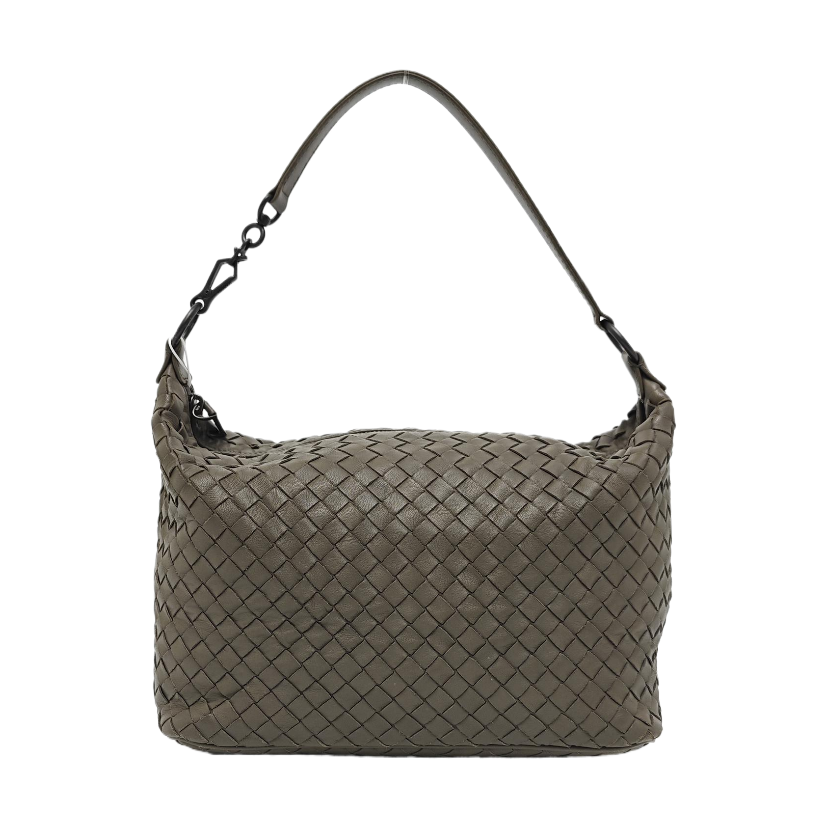 Lambskin Top Handle Bag Green