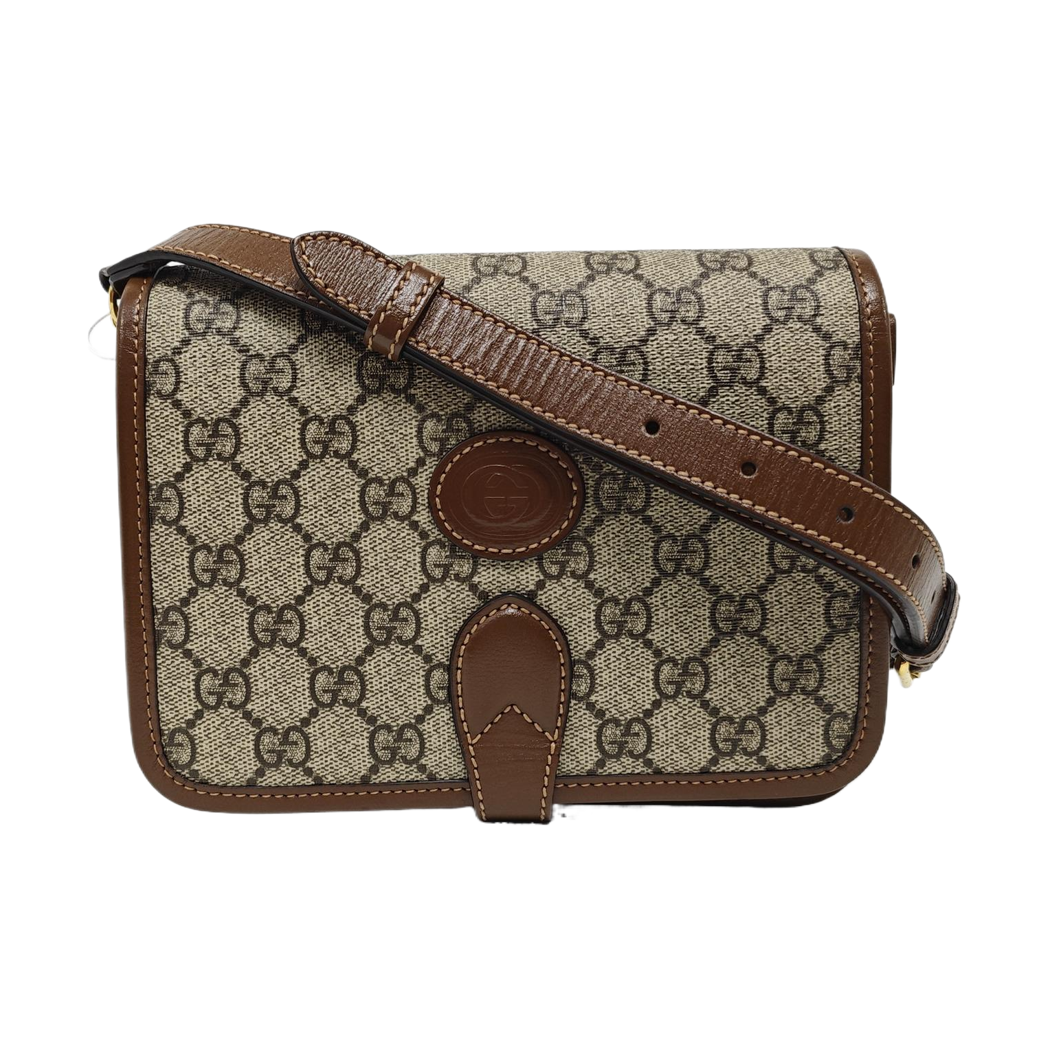 Retro Mini Monogram Coated Canvas Beige