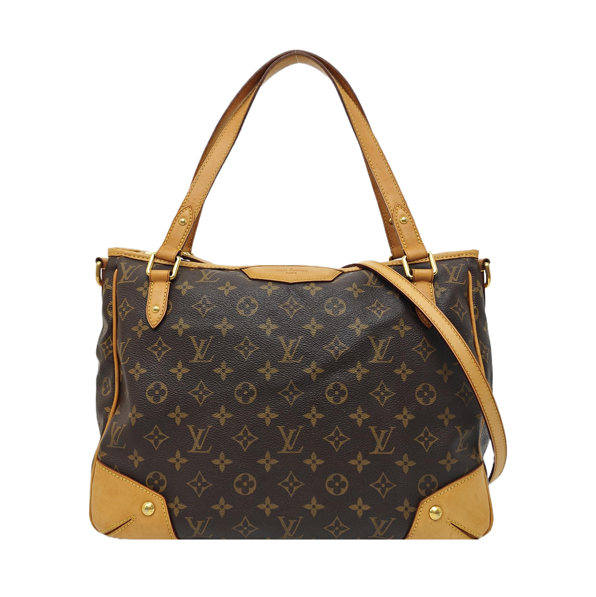 ESTRELA GM Monogram Coated Canvas Brown