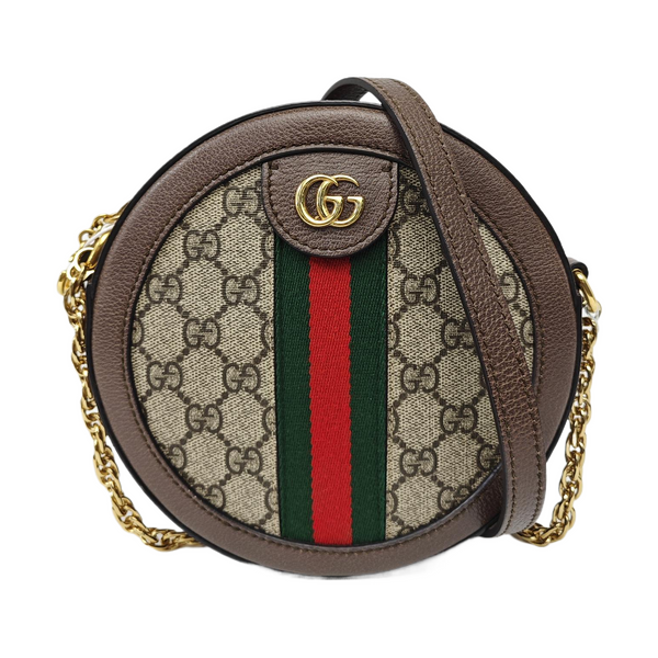 Ophidia Mini Monogram Coated Canvas Beige