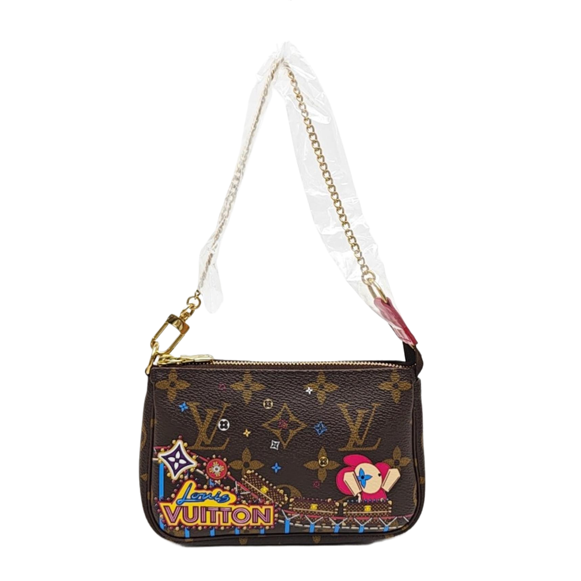 ACCESORIOS Lona recubierta Mini Monogram marrón