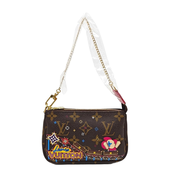 ACCESORIOS Lona recubierta Mini Monogram marrón