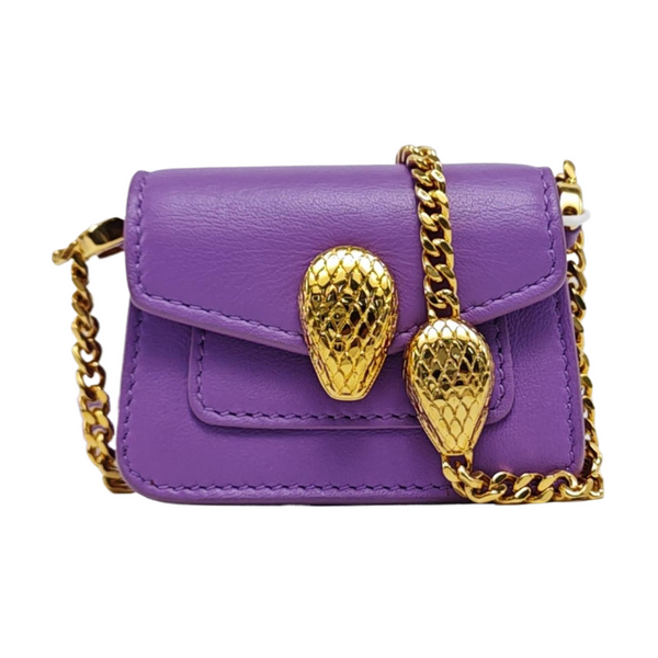 SERPENTI FOREVER Mini Calfskin Purple