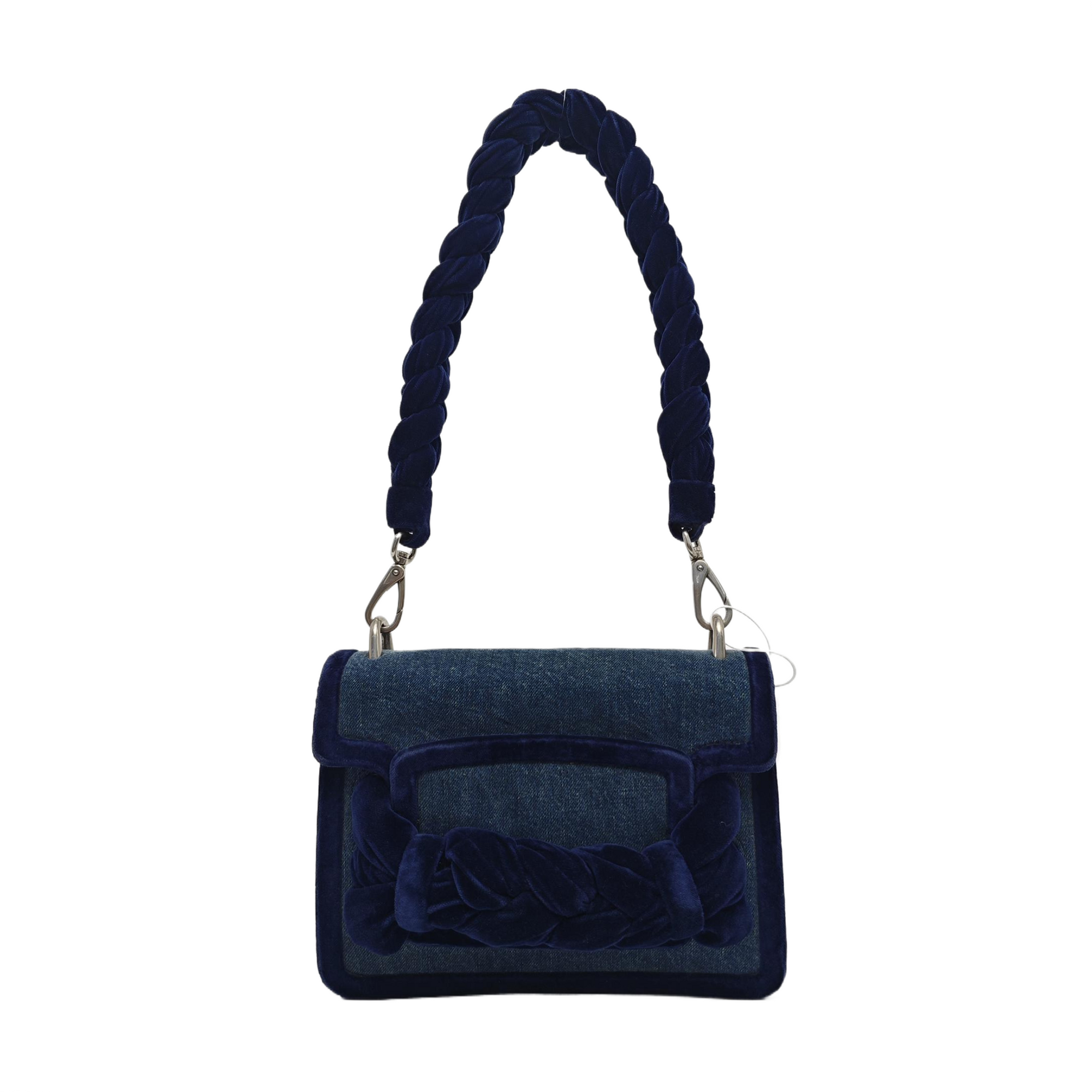 Denim Shoulder Bag Blue