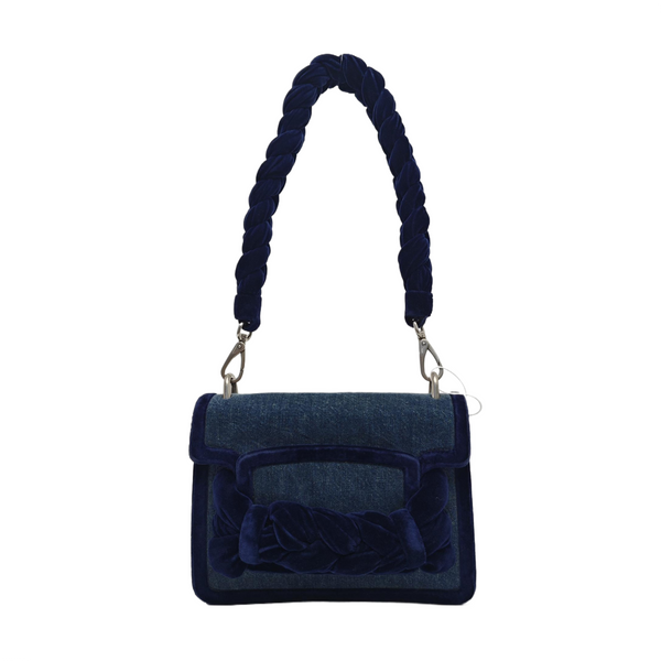 Denim Shoulder Bag Blue