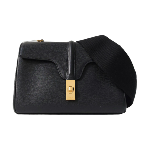 Authenticated pre-owned  16 Teen Calfskin Black - Shoulder Bag at Looply