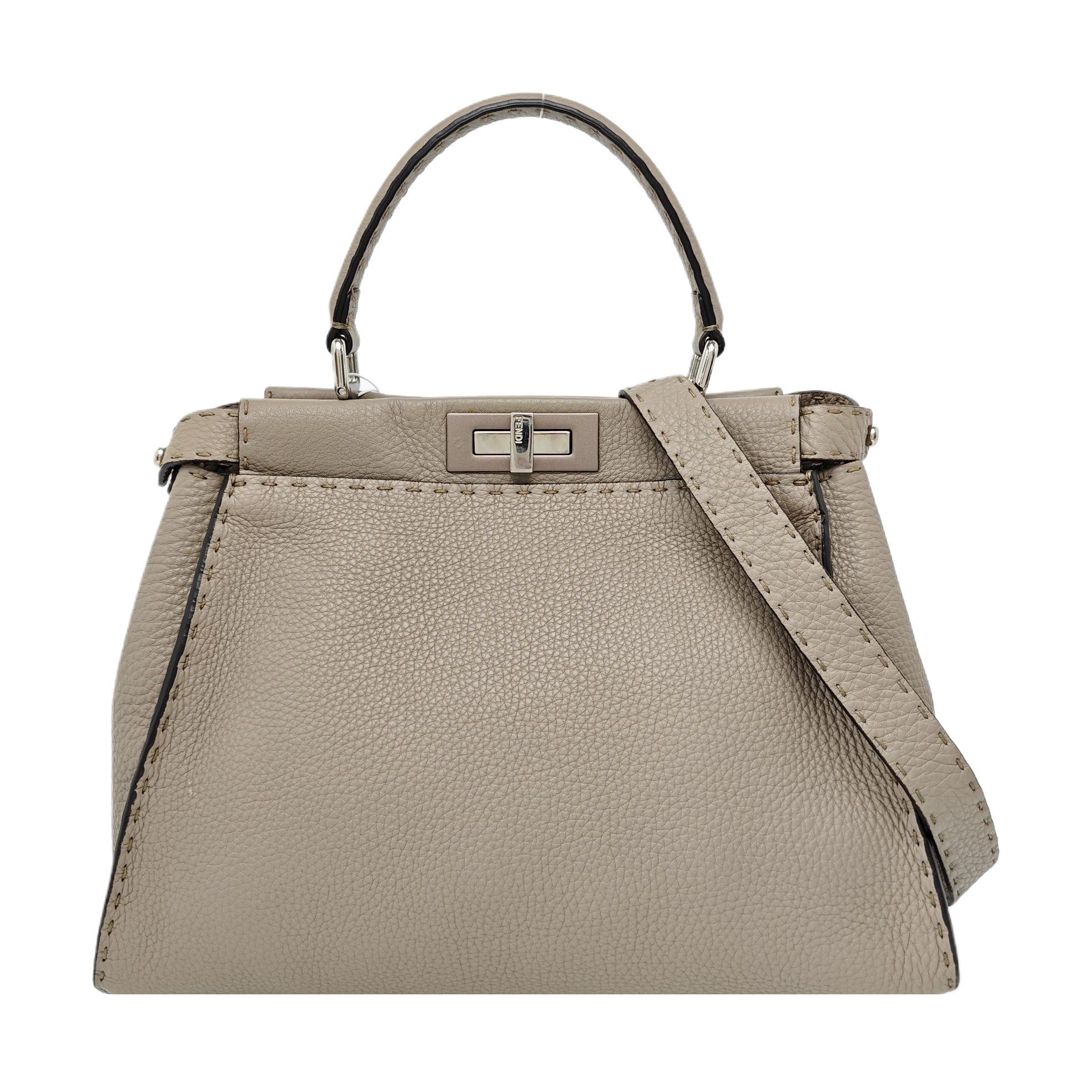 Peekaboo Medium Calfskin Gray
