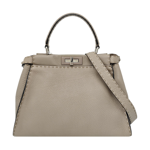 Peekaboo Medium Calfskin Gray