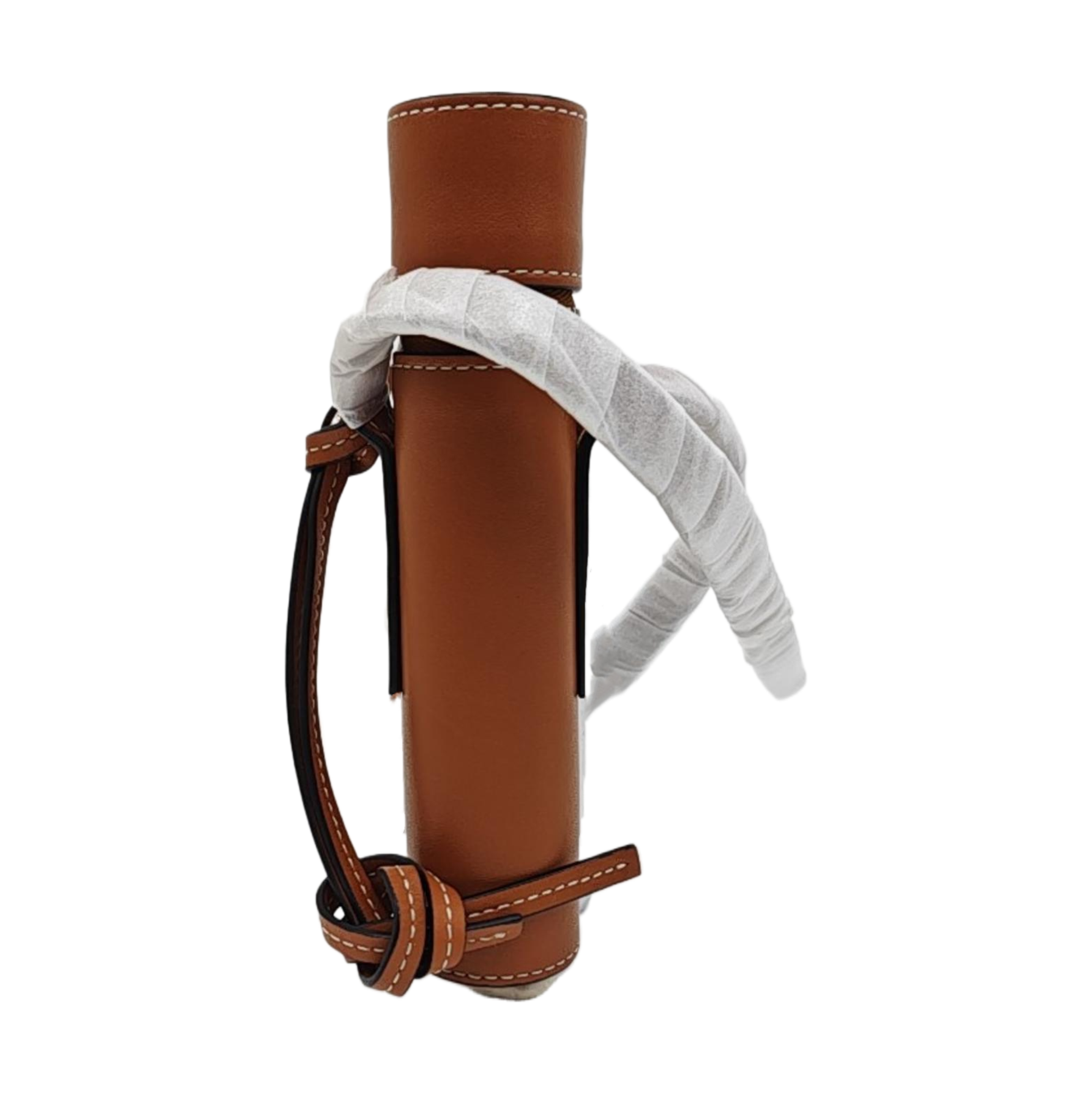 Calfskin Shoulder Bag Brown