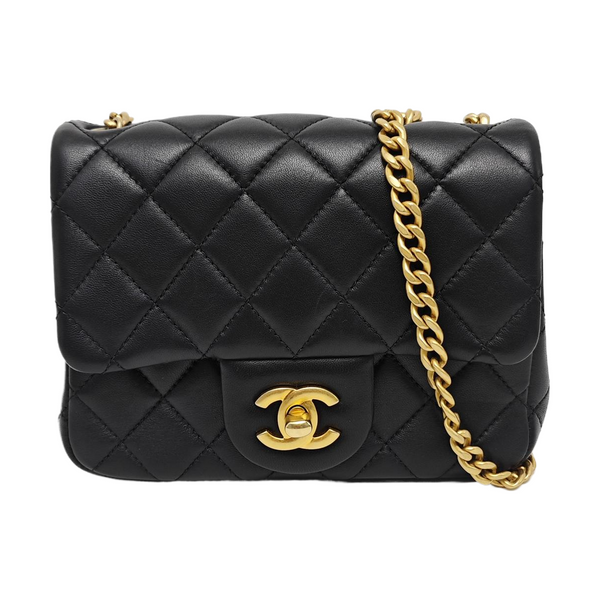 CLASSIC FLAP Mini Quilted Lambskin Black