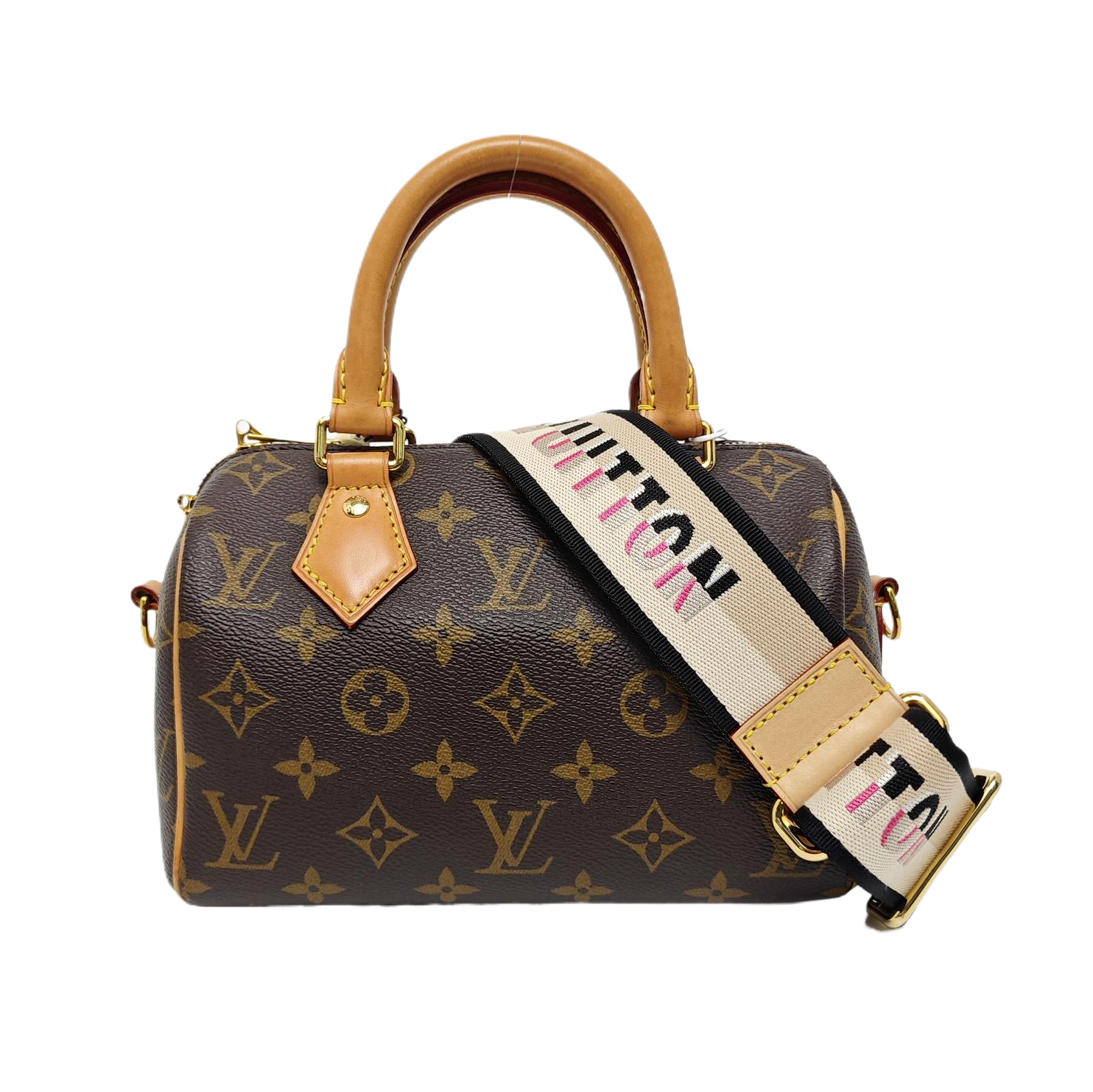 SPEEDY 20 Monogram Coated Canvas Brown
