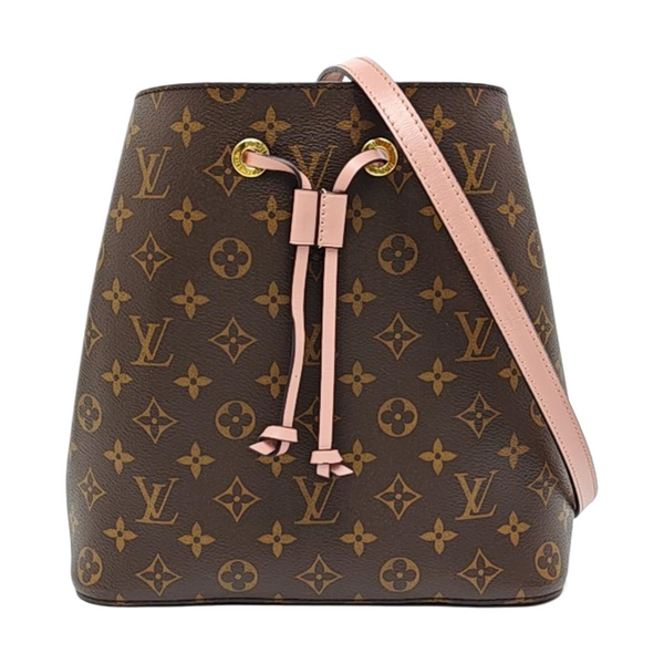 NÉONOÉ MM Monogram Coated Canvas Brown