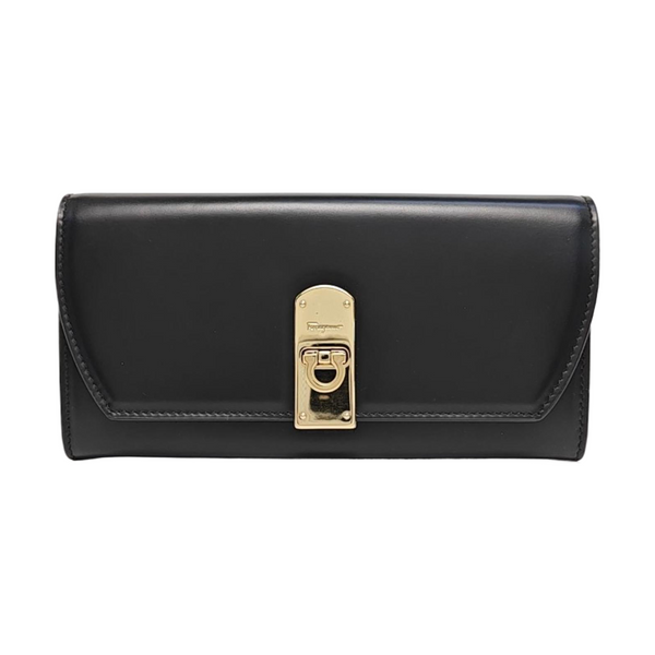 Boxyz Calfskin Black Wallet