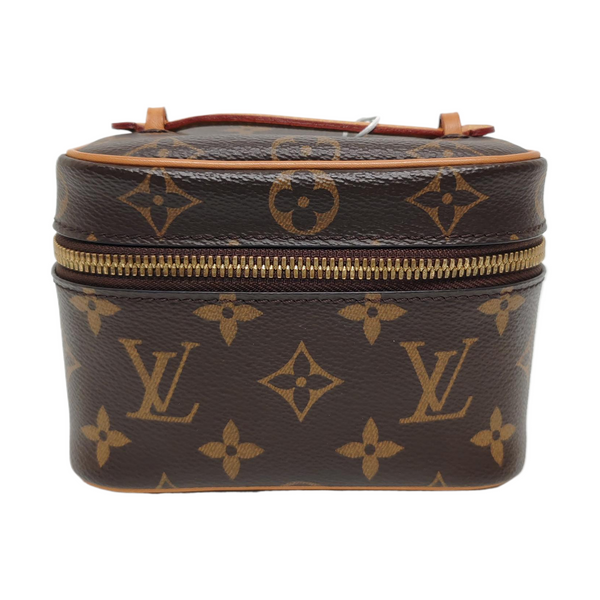 NICE Super Mini Monogram Coated Canvas Brown