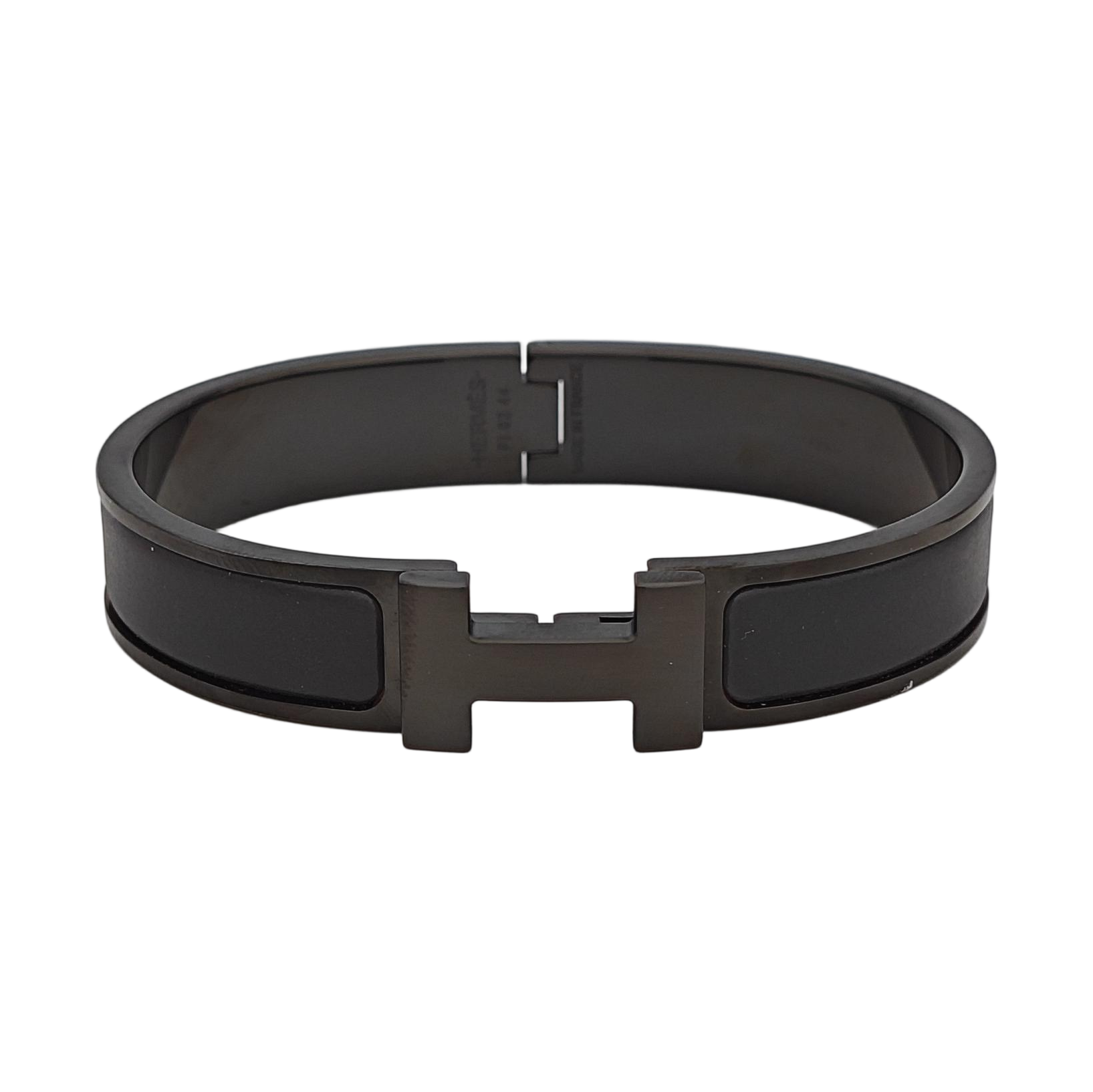 Clic Hh Metal Black Bangle