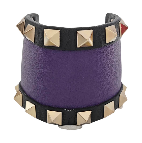 Leather Purple Bracelet