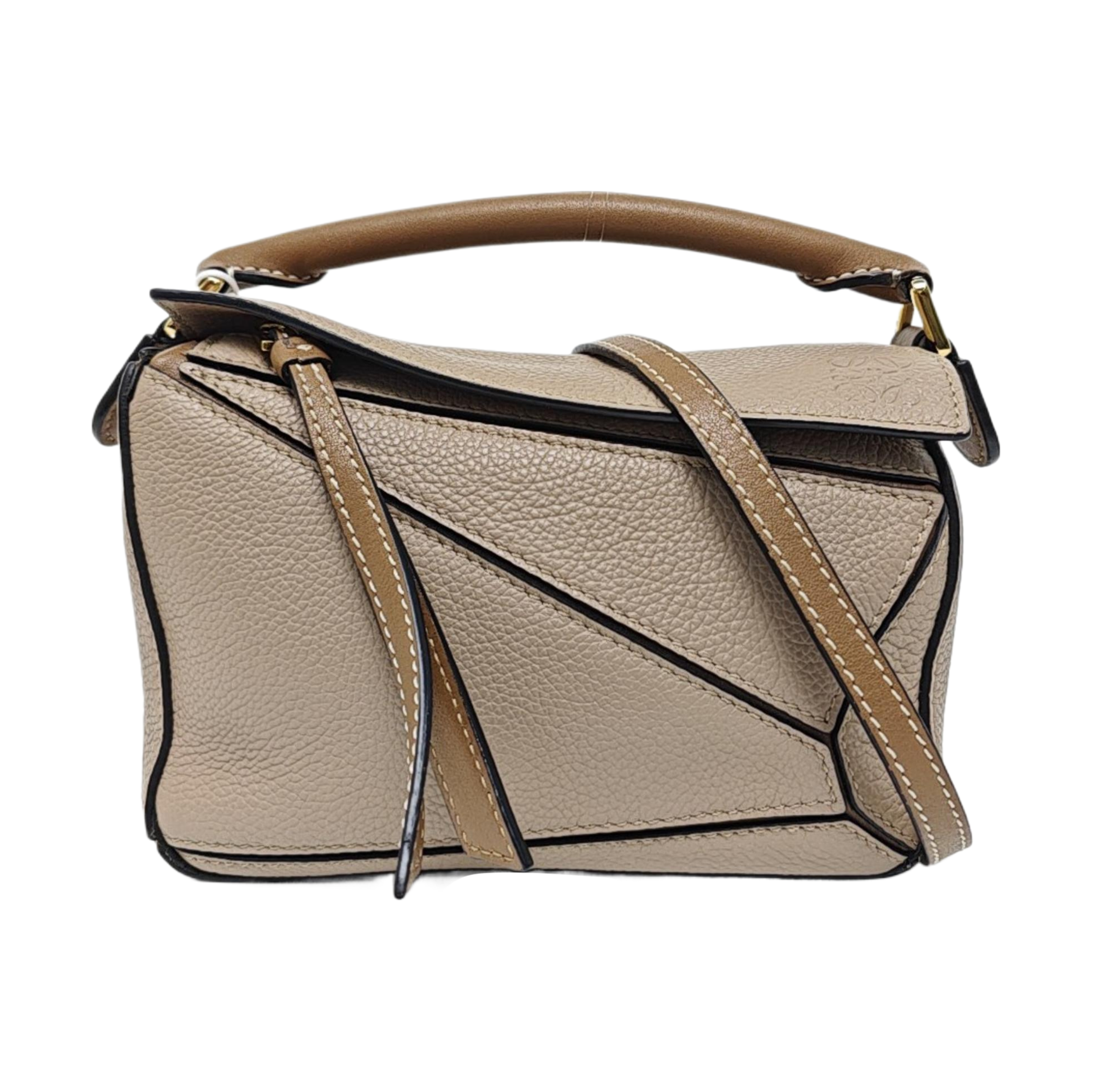 Puzzle Mini Calfskin Gray