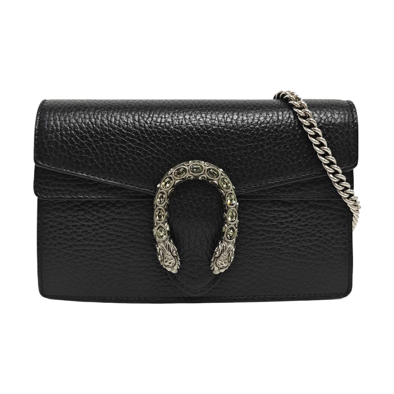 Authenticated pre-owned  Dionysus Super Mini Calfskin Black - Shoulder Bag at Looply