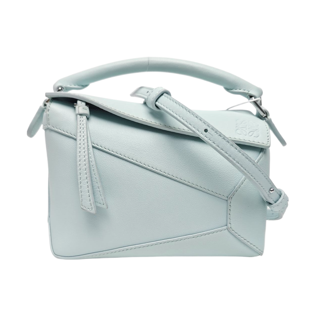 Puzzle Mini Calfskin Blue