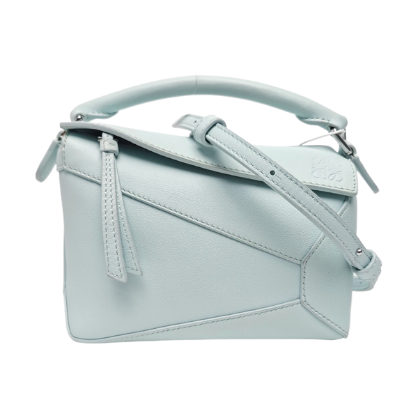 Puzzle Mini Calfskin Blue