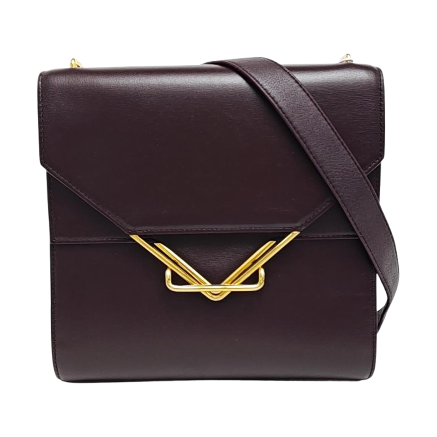 The Clip Calfskin Red