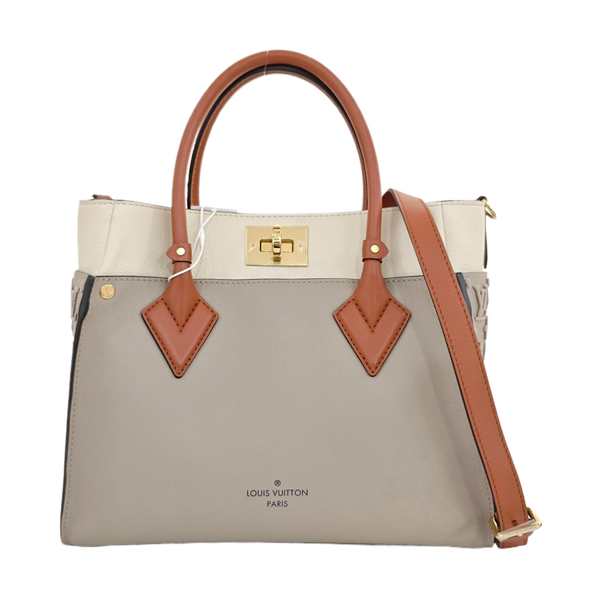 ON MY SIDE MM Monogram Calfskin Gray