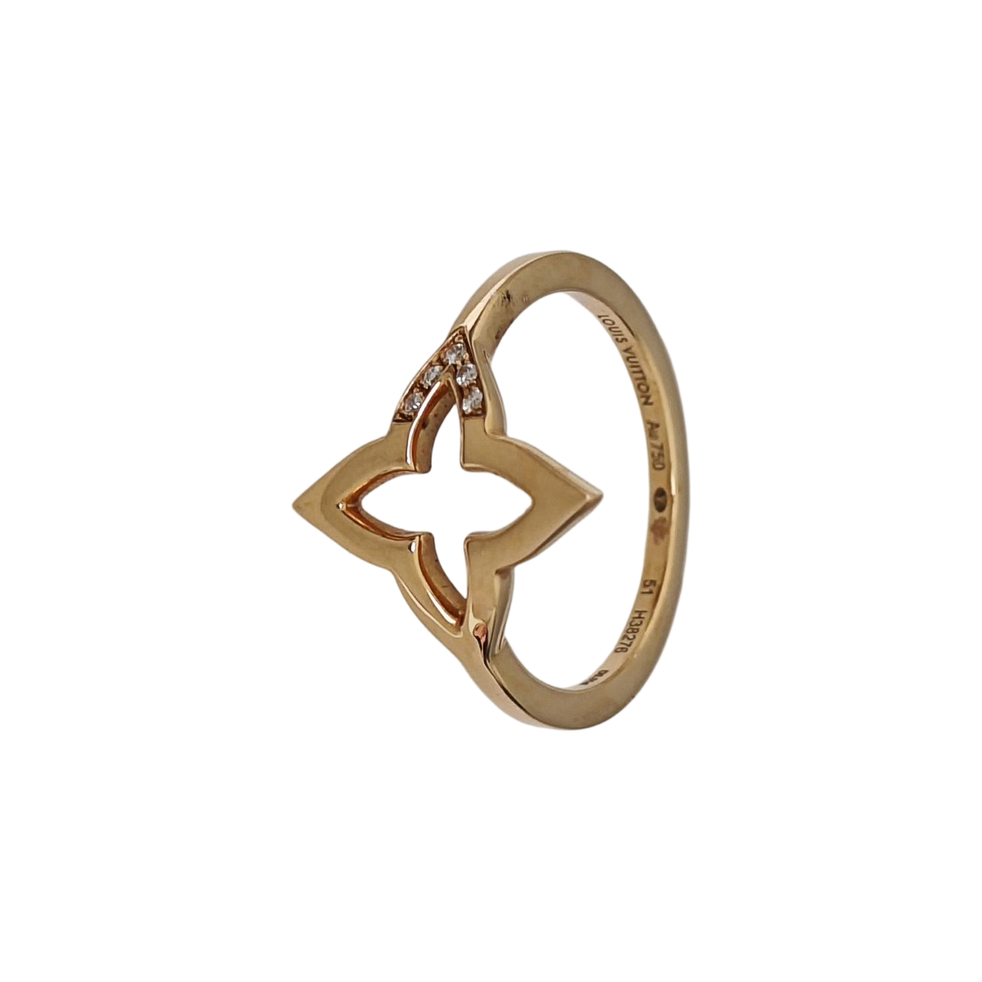 18k Rose Gold Ring EU 51