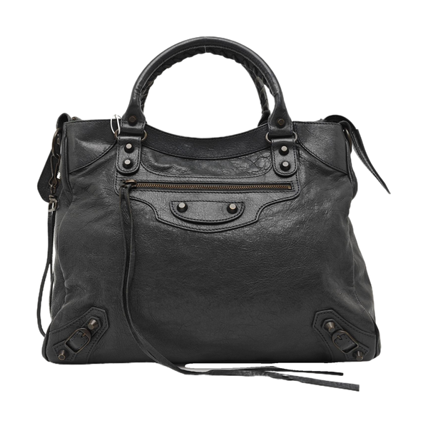 Classic City Medium Lambskin Gray