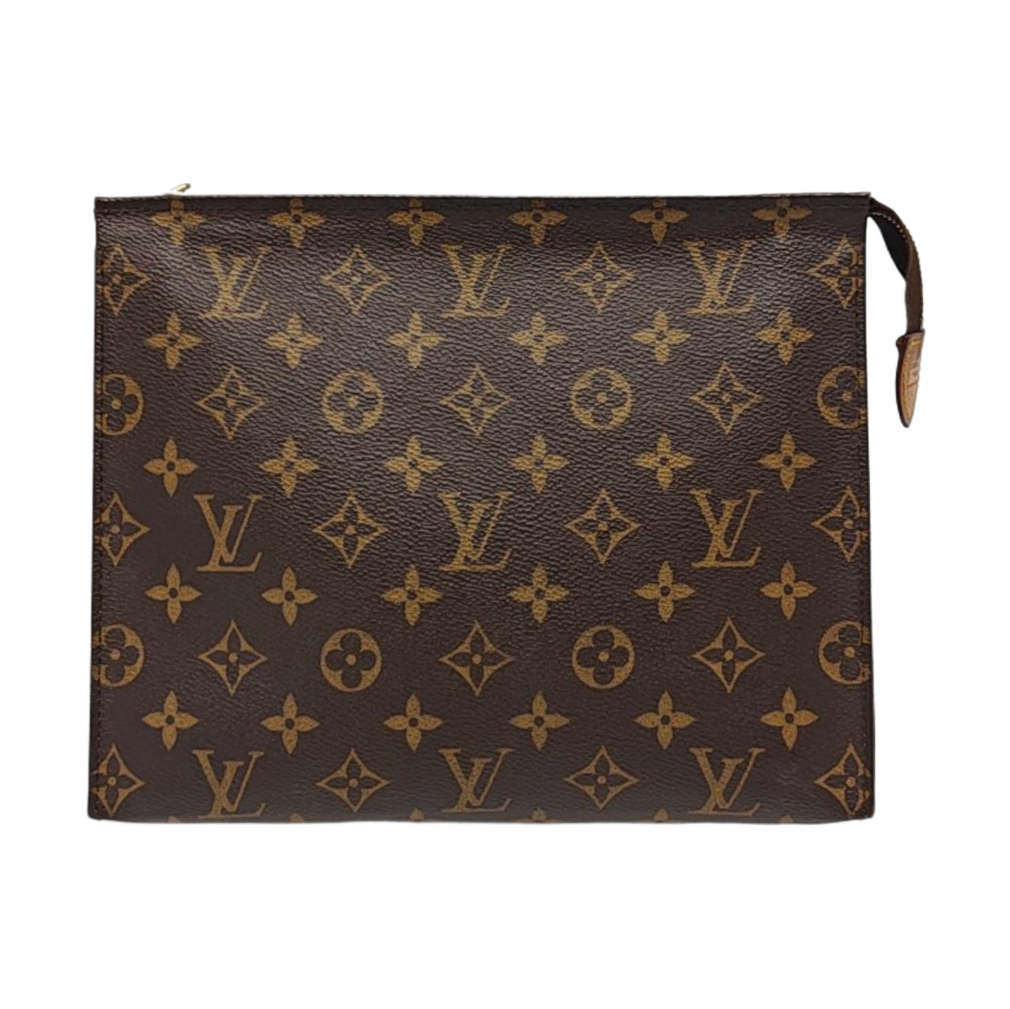 TOILET POCKET 26 Monogram Coated Canvas Brown