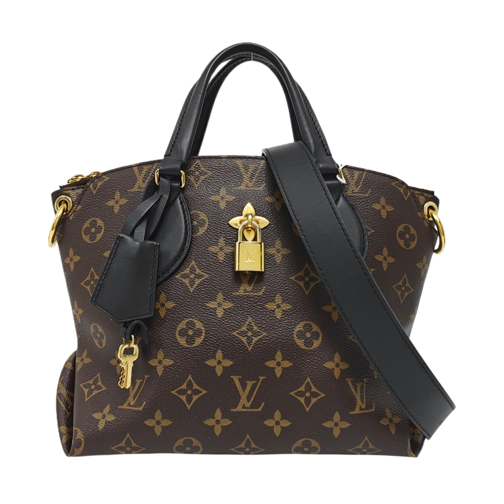 FLOWER PM Monogram Coated Canvas Brown