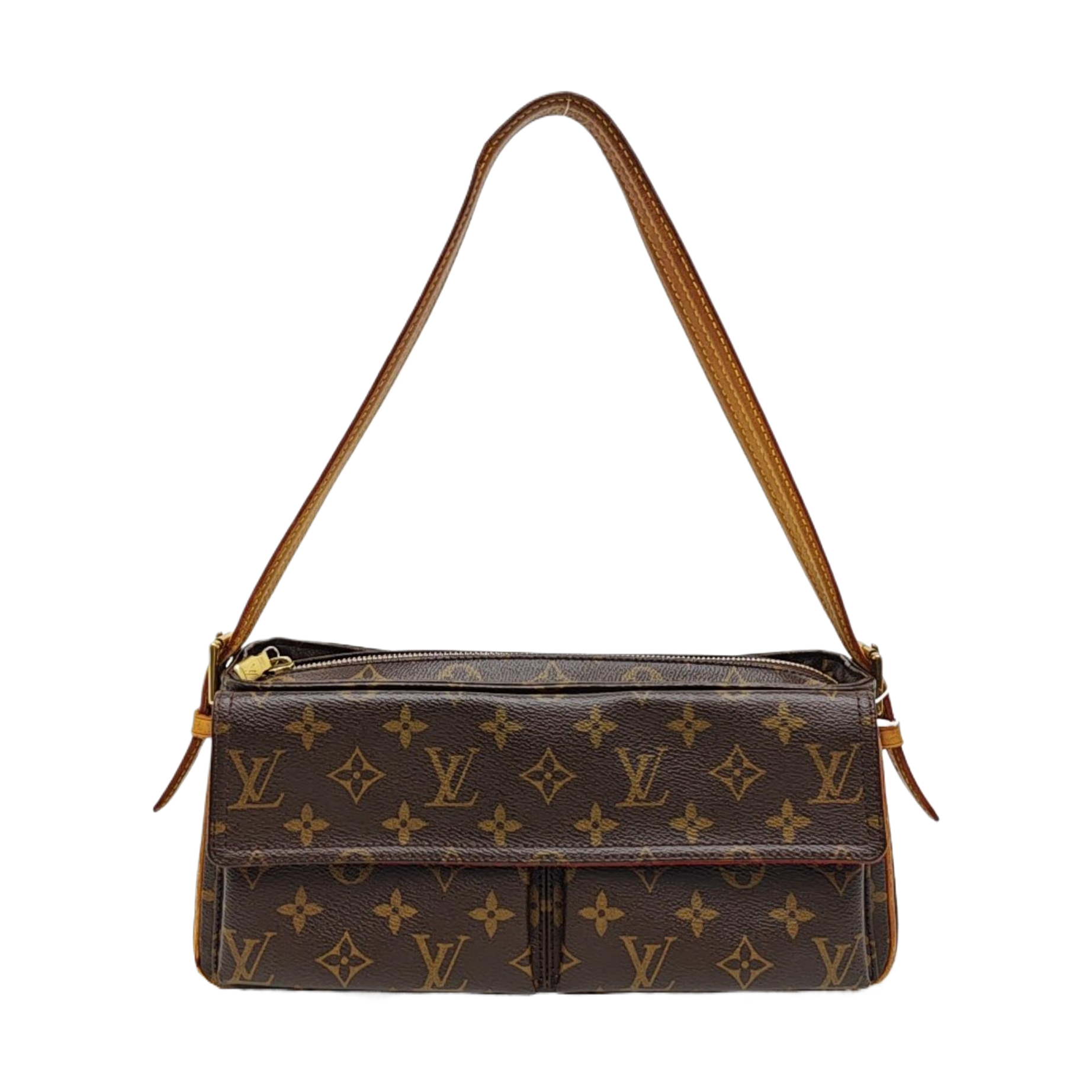 VIVA CITE Monogram Coated Canvas Brown