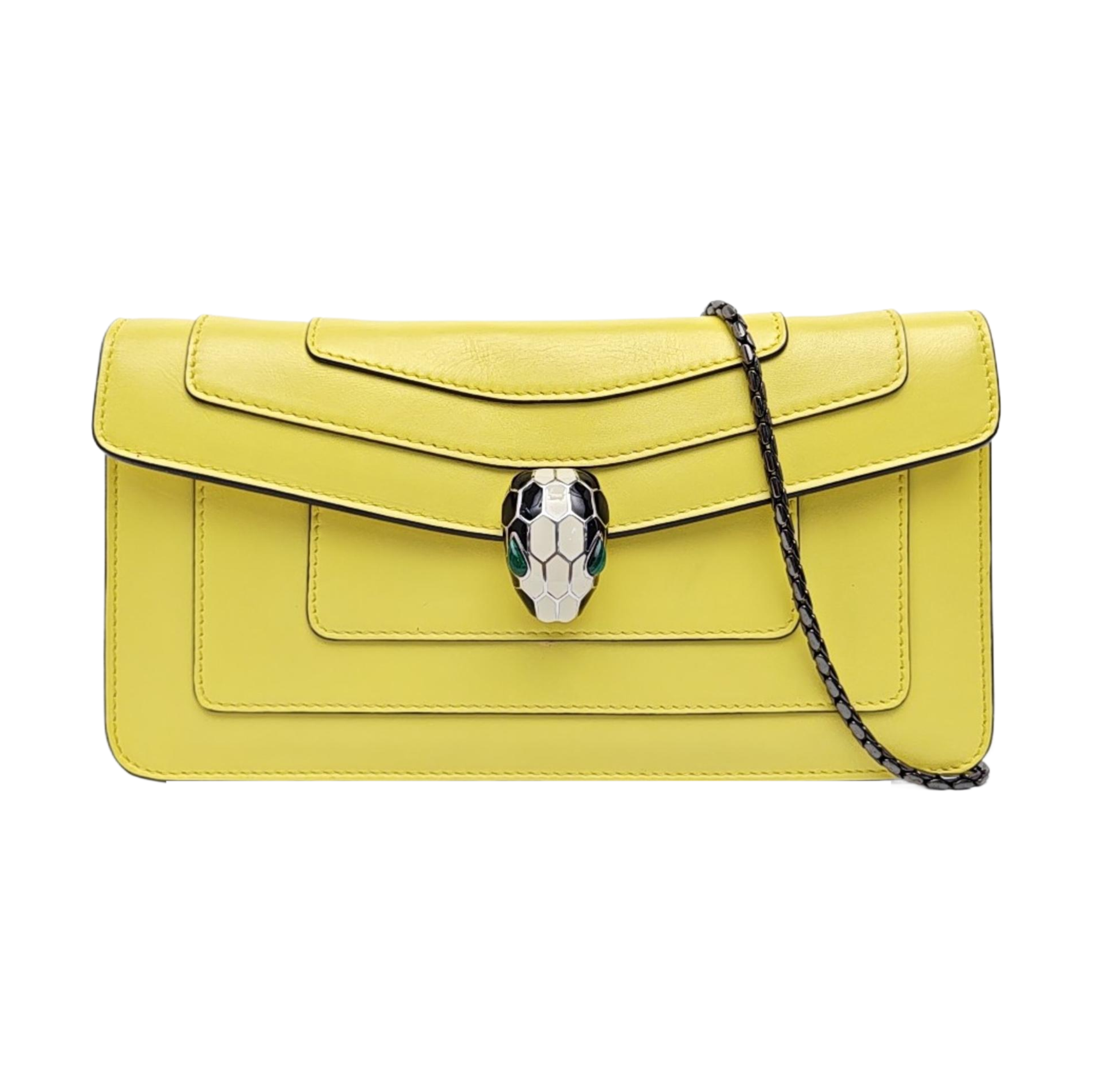 SERPENTI FOREVER Calfskin Yellow