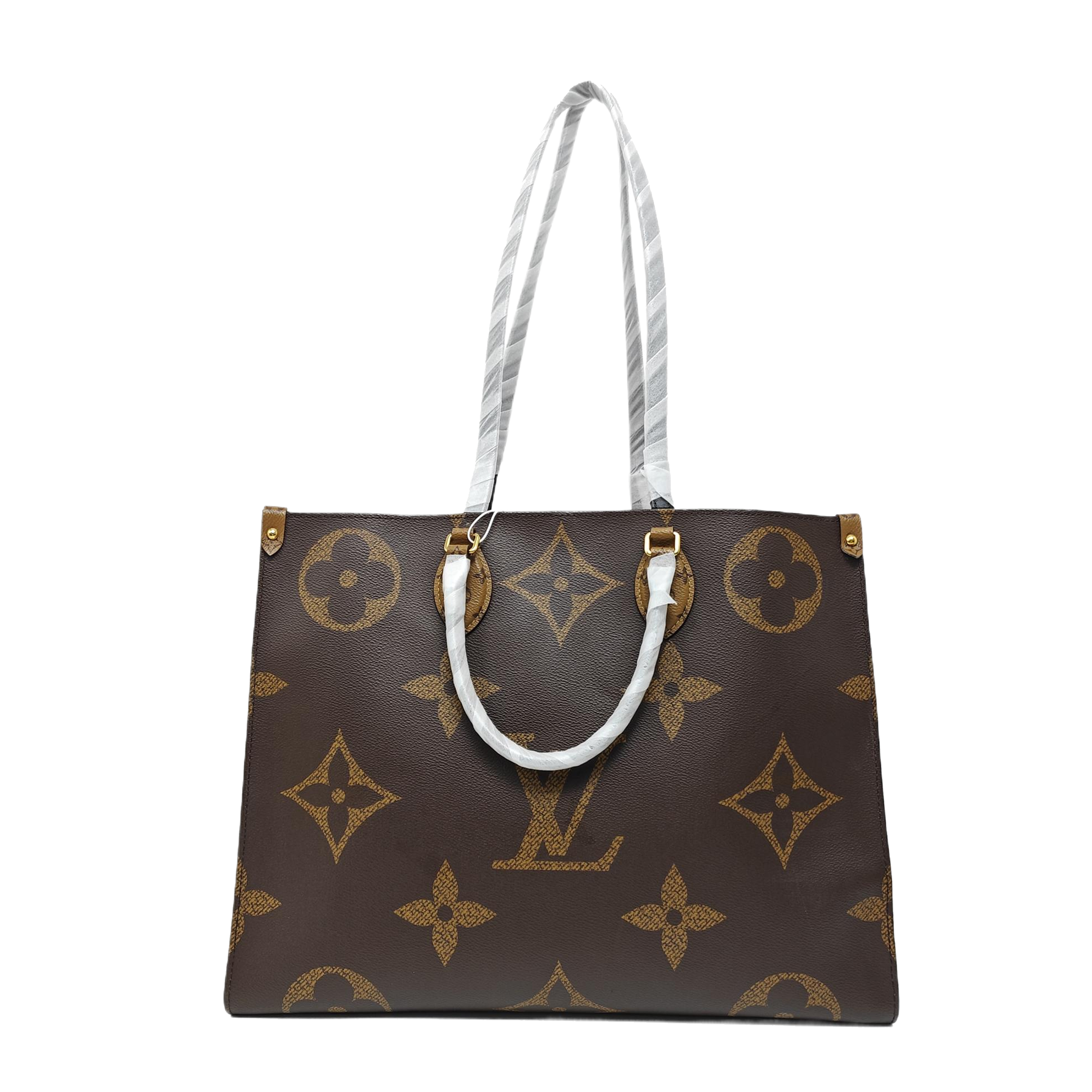 ONTHEGO GM Monogram Coated Canvas Brown