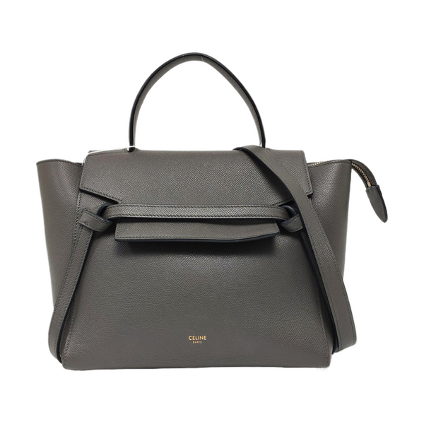 BELT Micro Calfskin Gray