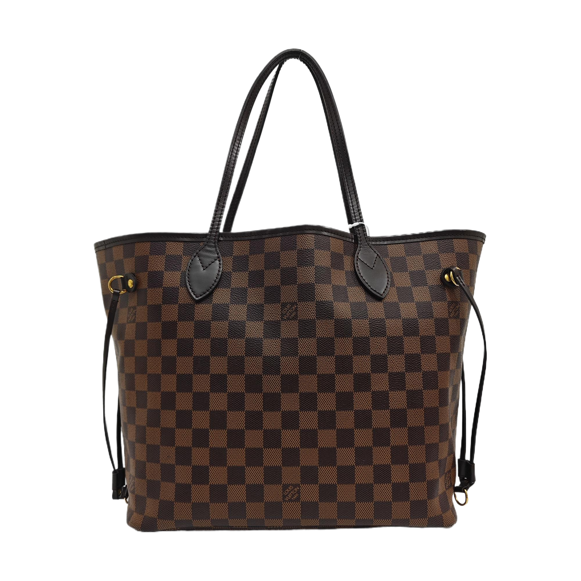 NEVERFULL MM Damier Ebene Coated Canvas Brown