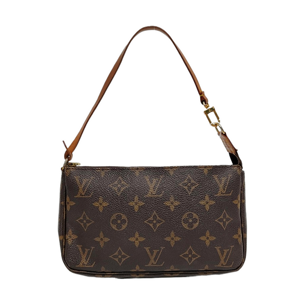 ACCESSOIRES Monogram Coated Canvas Brown