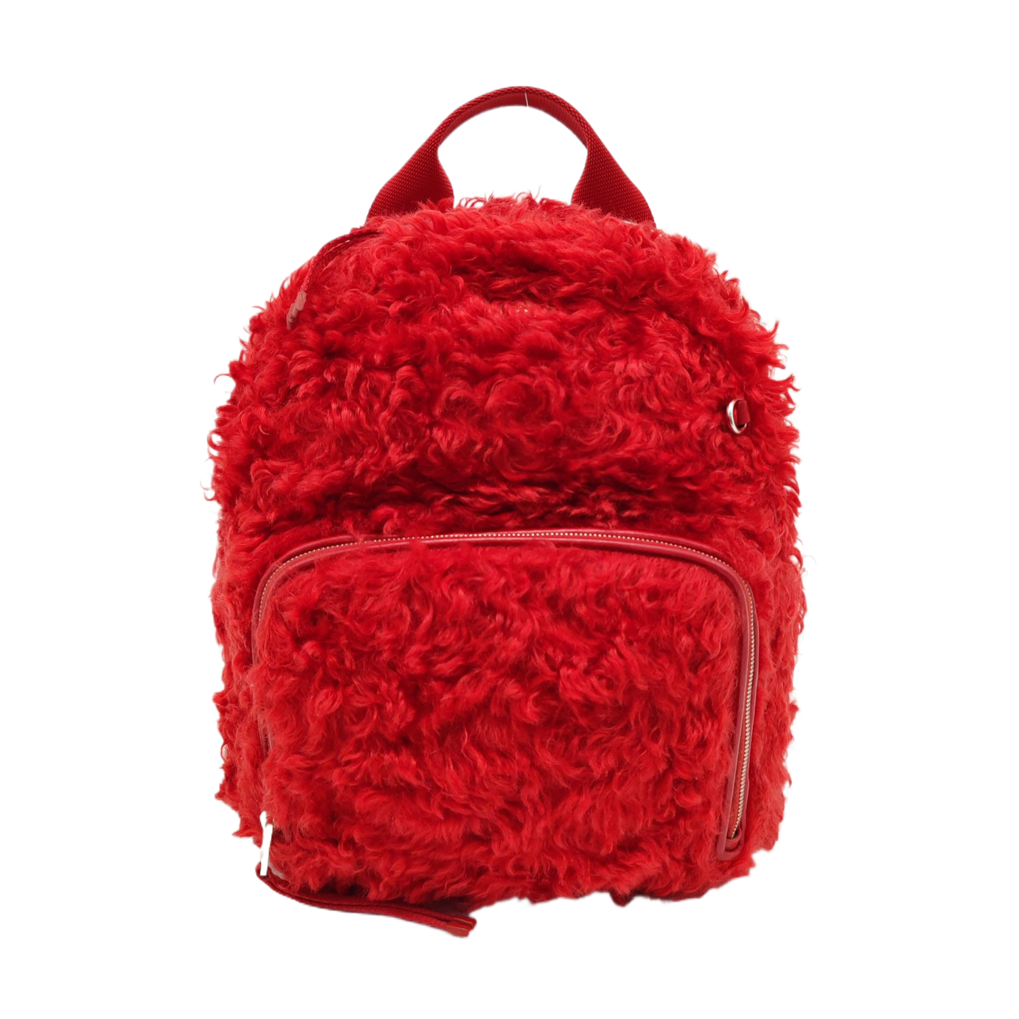 Fabric Backpack Red