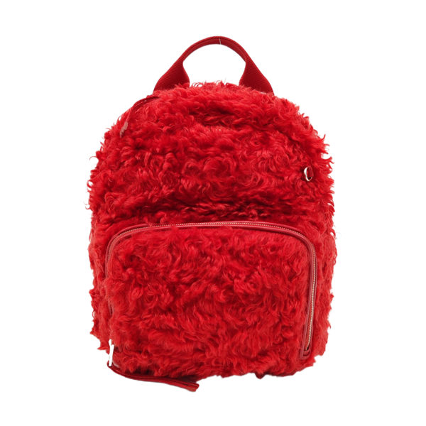 Fabric Backpack Red