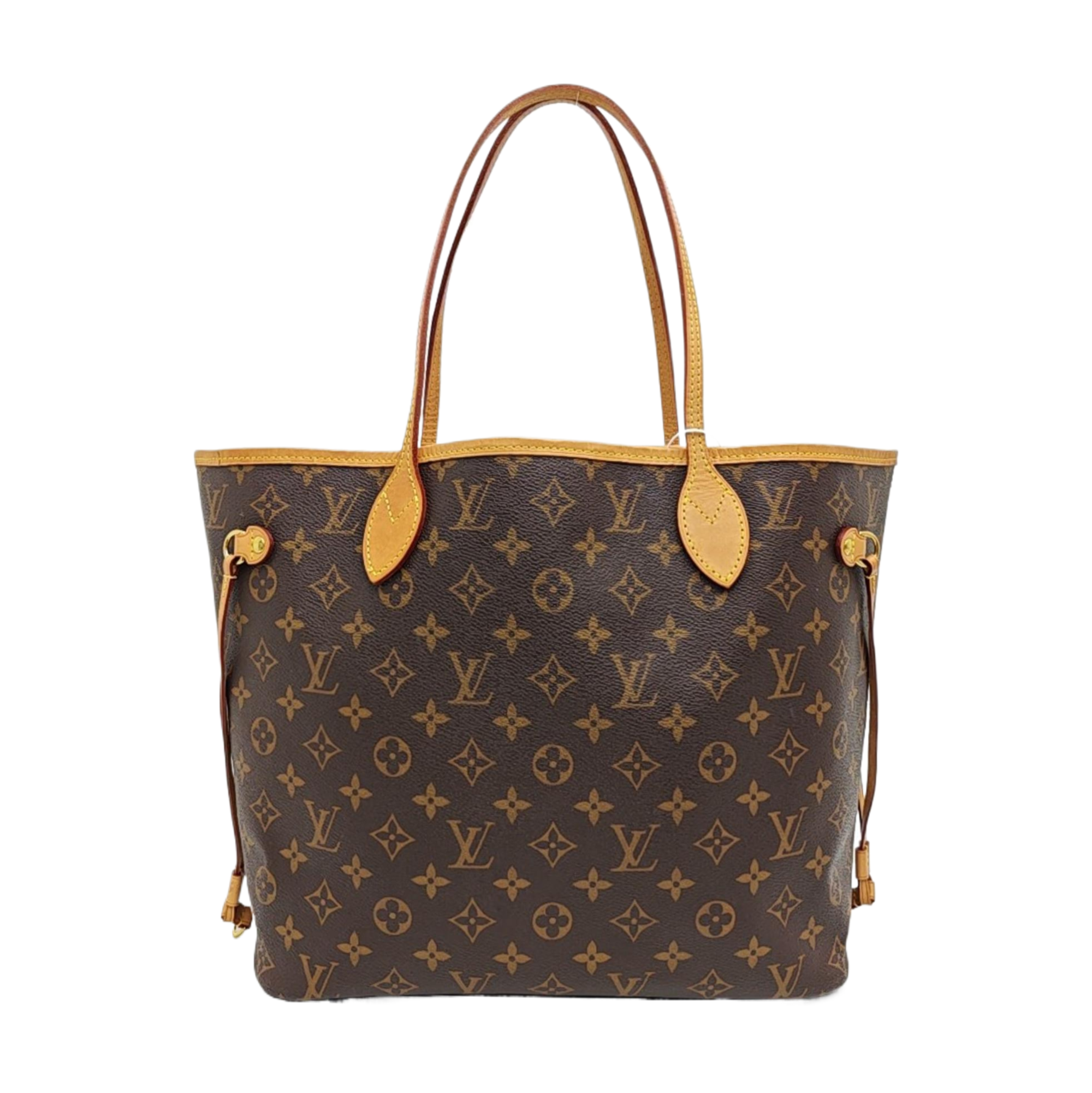 NEVERFULL MM Monogram Coated Canvas Brown