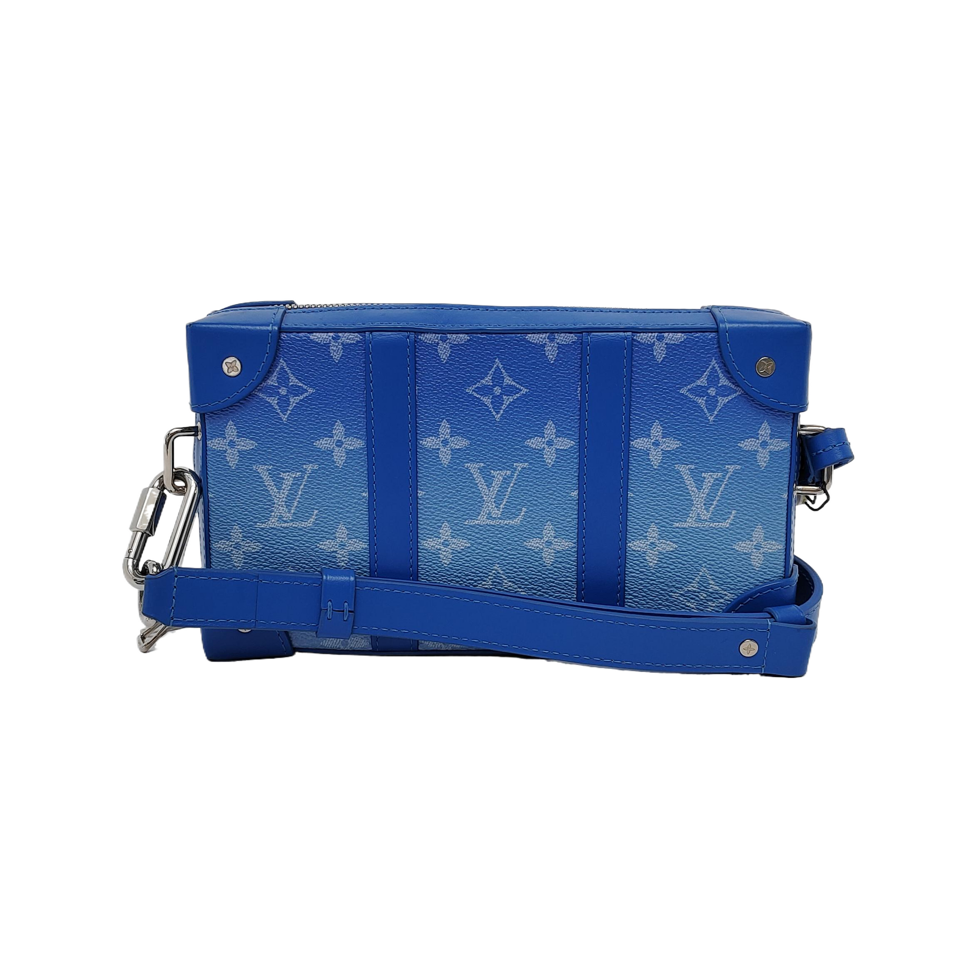 WALLET TRUNK Monogram Coated Canvas Blue