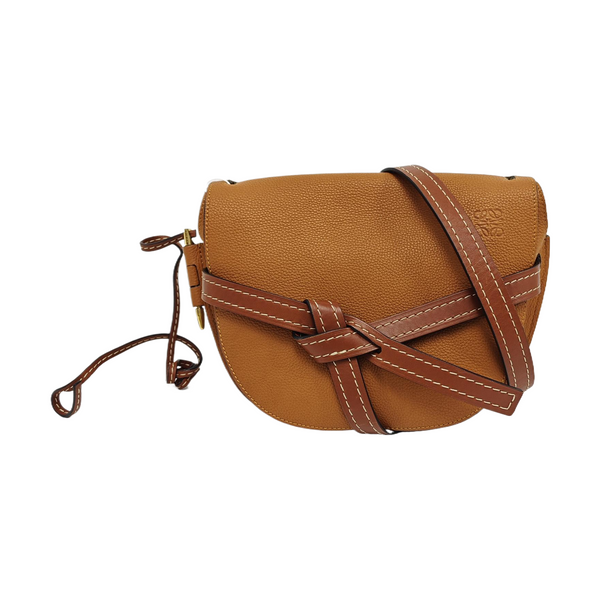 Gate Small Calfskin Brown