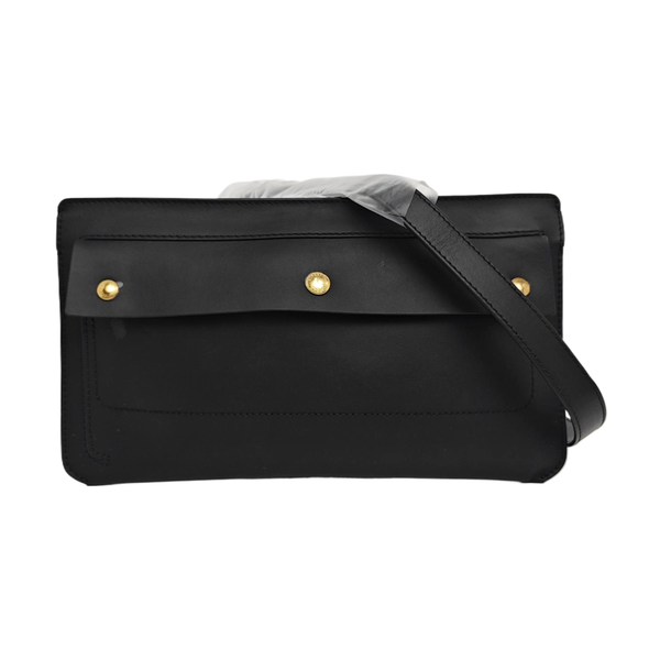 Calfskin Shoulder Bag Black