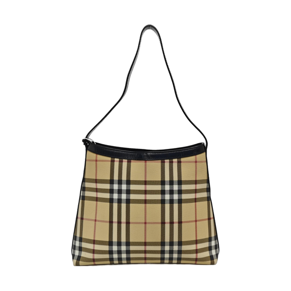 Coated Canvas Tote Bag Beige